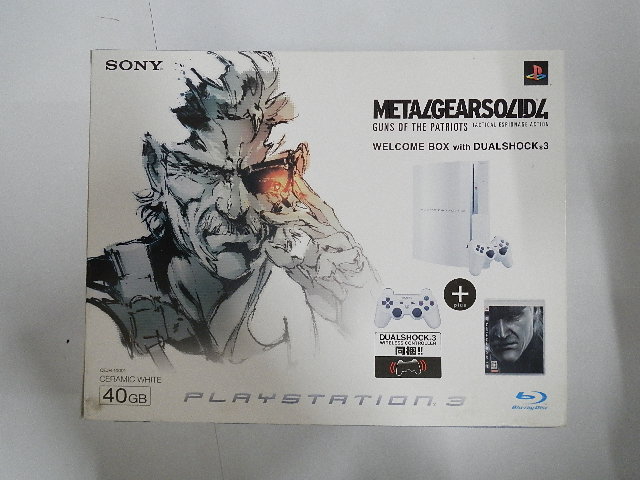 PlayStation3 40GB　メタルギアソリッド4 WELCOME BOX with DUALSHOCK 3